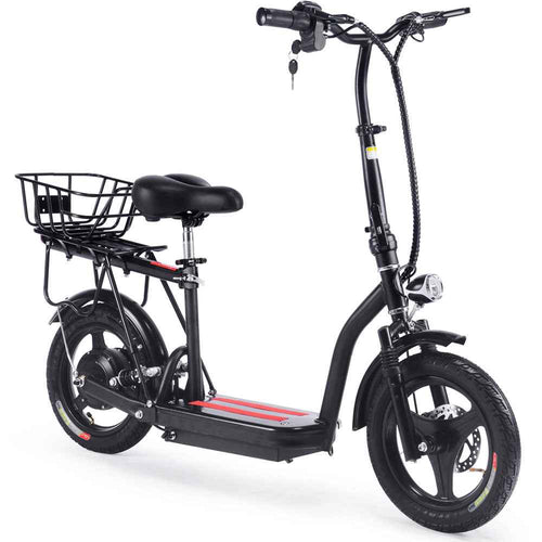MotoTec Cruiser 48V 350W Foldable Electric Scooter, 16 MPH Speed, 15-Mile Range