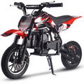 MotoTec Big Alien 50cc 2-Stroke Kids Gas Dirt Bike Red