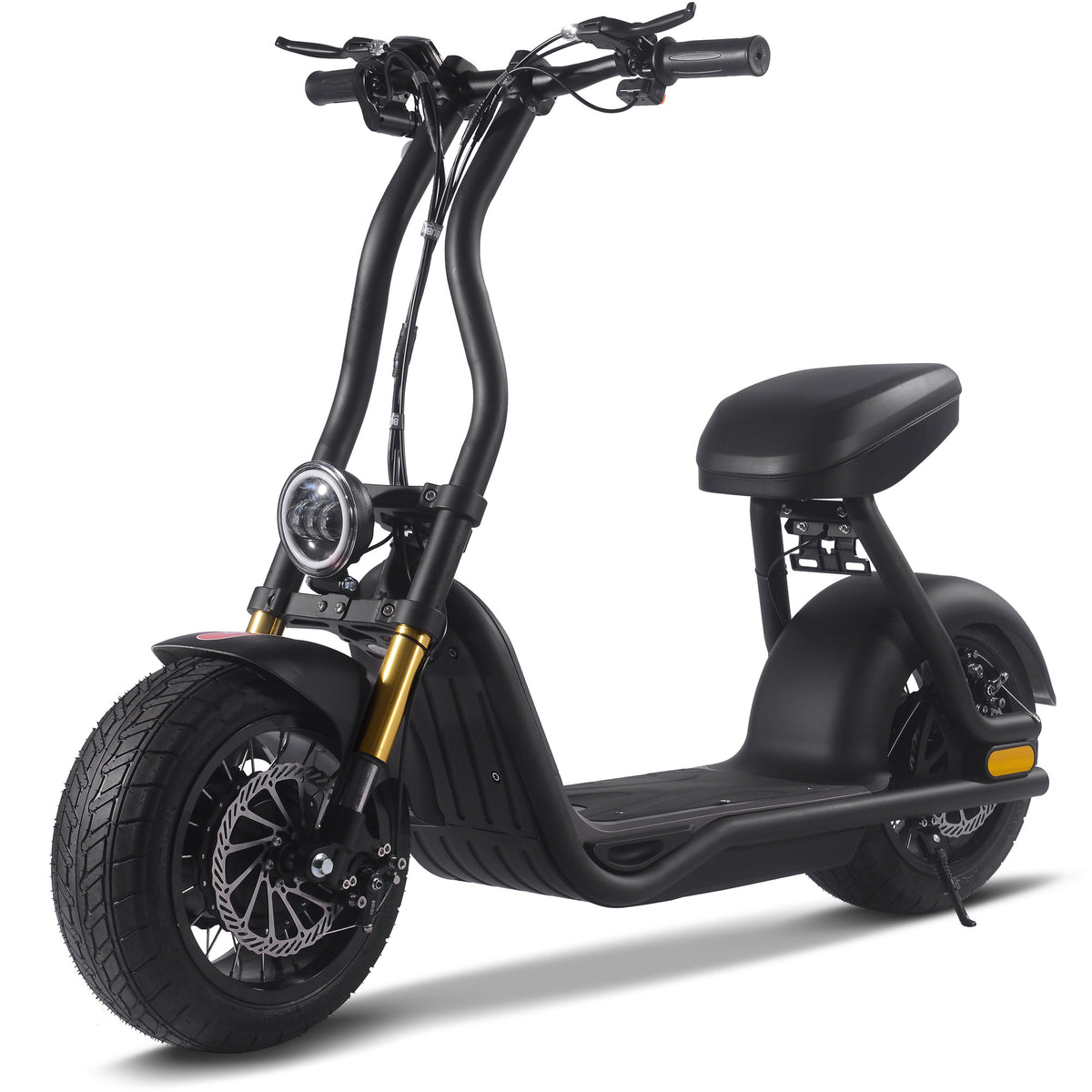 MotoTec Diablo 48v 1000w Lithium Electric Scooter White by SalePriced.net