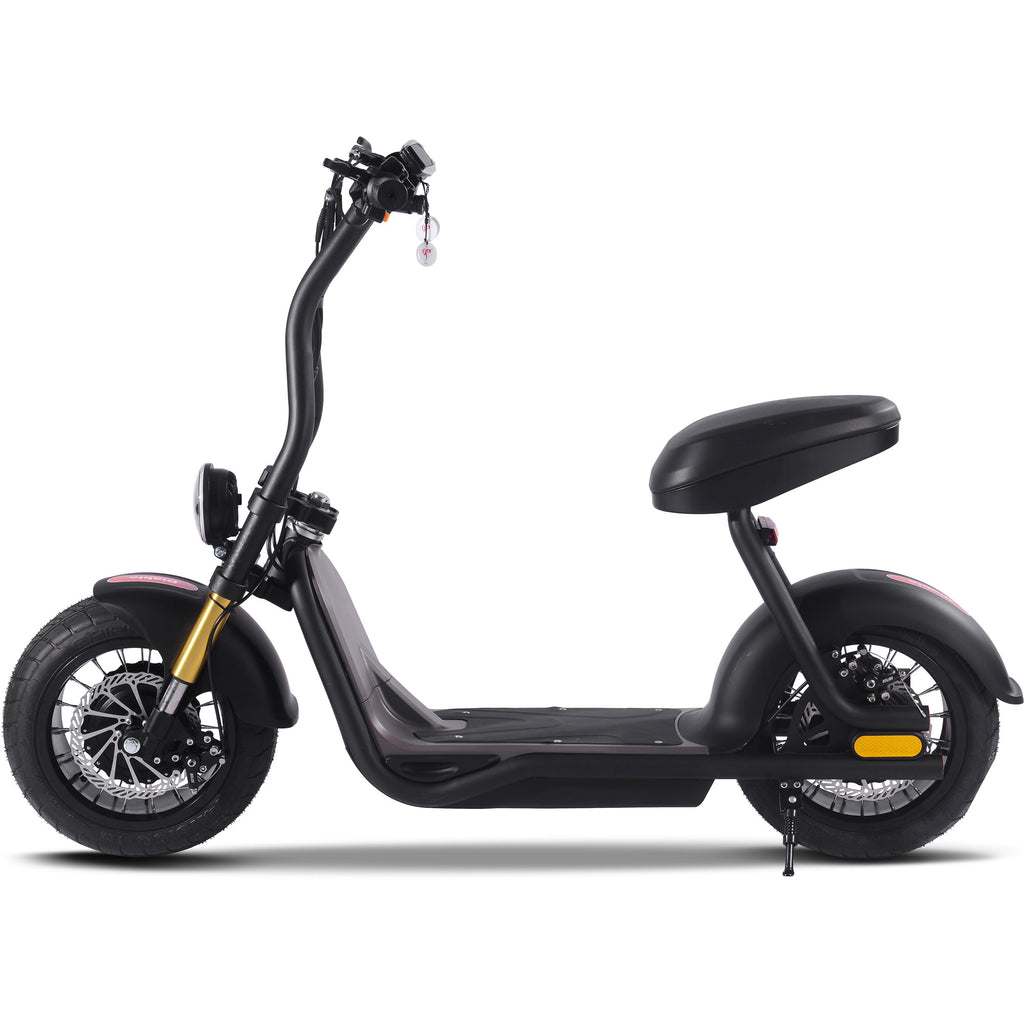MotoTec Diablo 48v 1000w Lithium Electric Scooter White by SalePriced.net