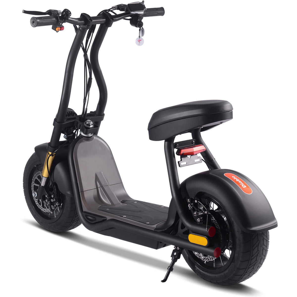 MotoTec Diablo 48v 1000w Lithium Electric Scooter White by SalePriced.net