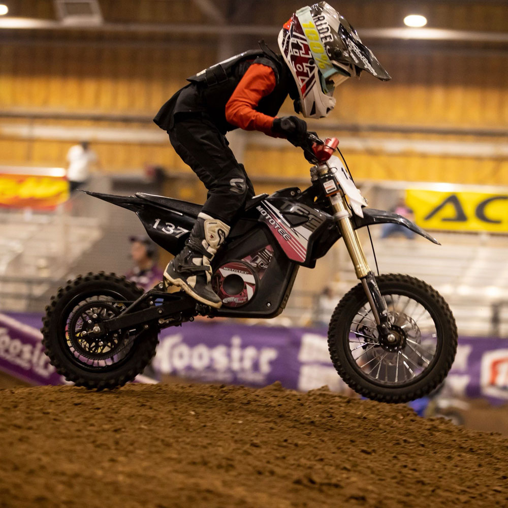 MotoTec 36v 1200w Pro Electric Dirt Bike Lithium Pink