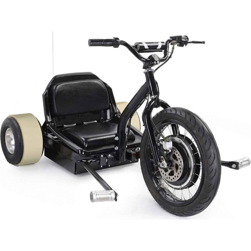 MotoTec Drifter 500W Electric Drift Trike With 22 MPH Speed, Front-Wheel Drive