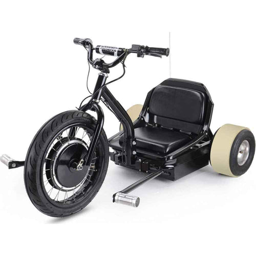MotoTec Drifter 500W Electric Drift Trike With 22 MPH Speed, Front-Wheel Drive
