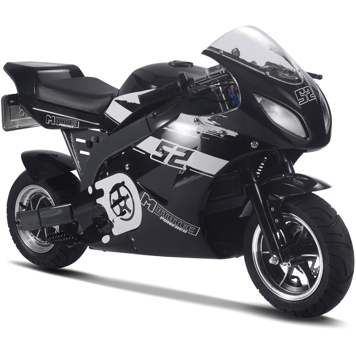 MotoTec 1000w 48v Electric Superbike Black by SalePriced.net