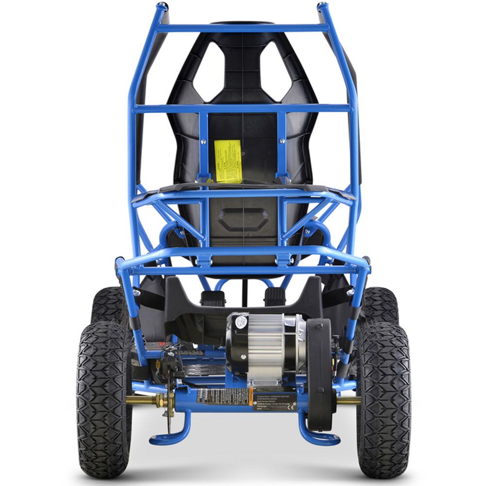 MotoTec Maverick Go Kart 36v 1000w Blue by SalePriced.net