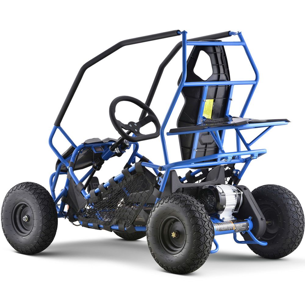 MotoTec Maverick Go Kart 36v 1000w Blue by SalePriced.net