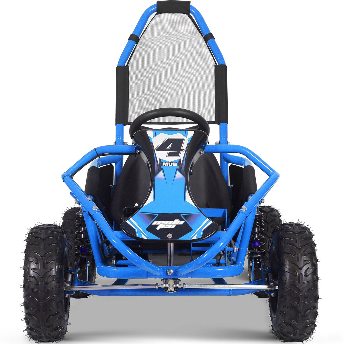 MotoTec Mud Kids Electric 48v 1000w Go Kart Full Suspension Blue by SalePriced.net