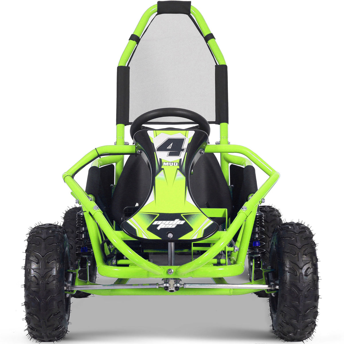 MotoTec Mud Kids Electric 48v 1000w Go Kart Full Suspension Green by SalePriced.net