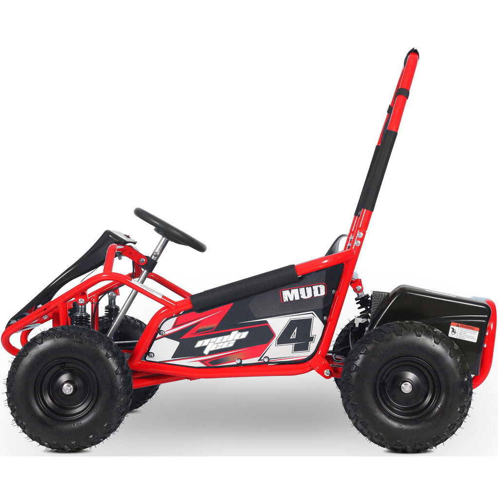 MotoTec Mud Kids Electric 48v 1000w Go Kart Full Suspension Red by SalePriced.net