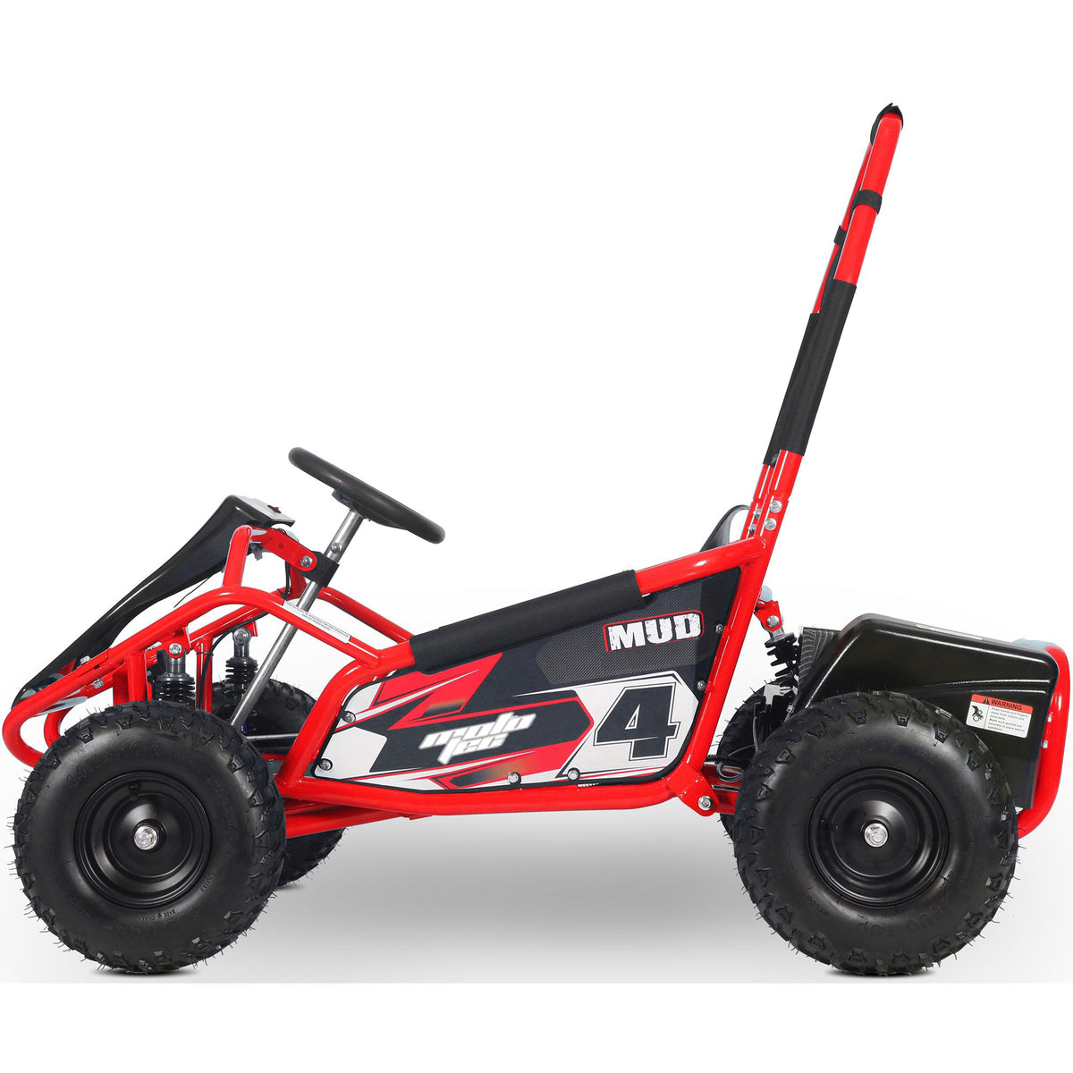 MotoTec Mud Kids Electric 48v 1000w Go Kart Full Suspension Red by SalePriced.net