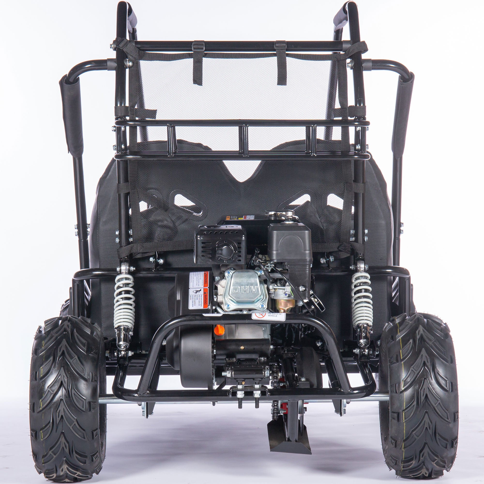 MotoTec Mud XL 212cc 2 Seat Go Kart Full Suspension Red