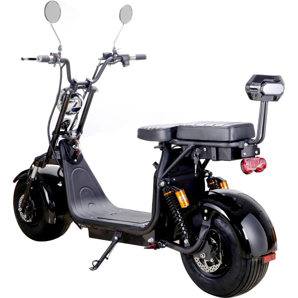MotoTec Knockout 60v 2000w Lithium Electric Scooter Black by SalePriced.net