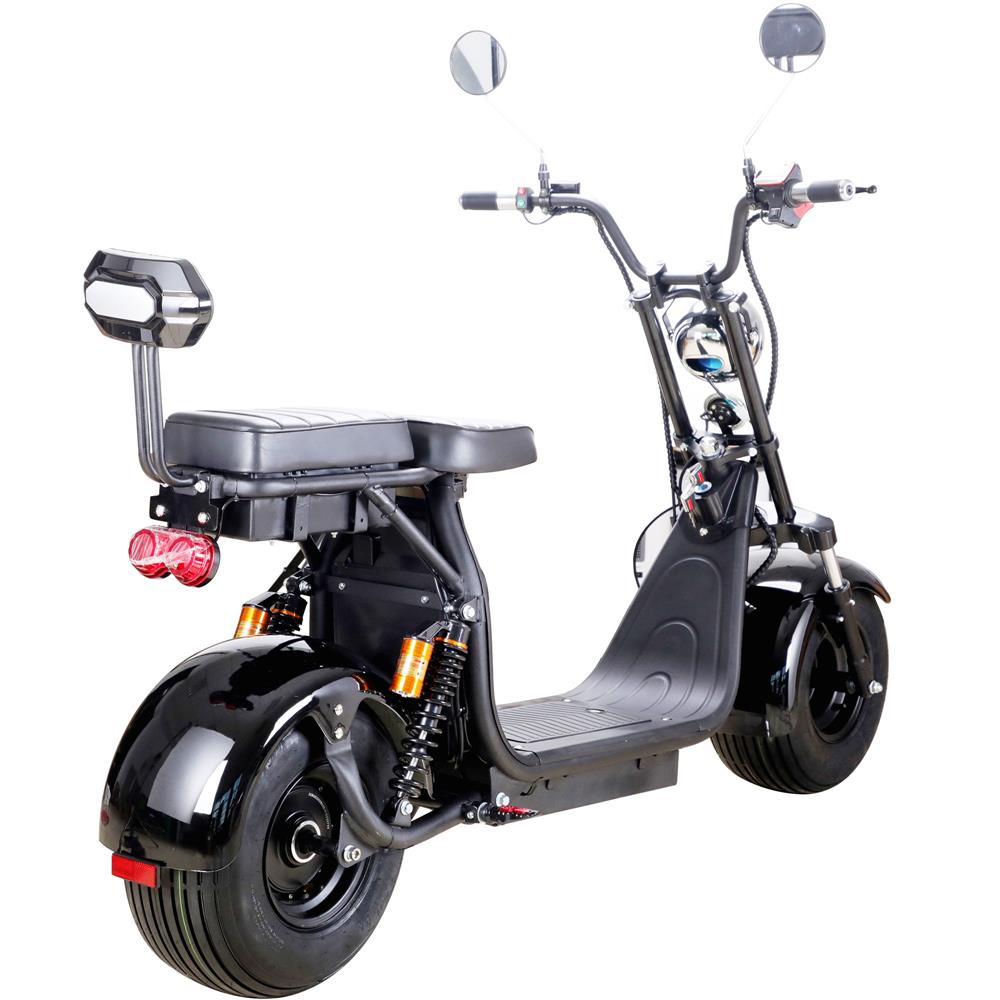 MotoTec Knockout 60v 2000w Lithium Electric Scooter Black by SalePriced.net