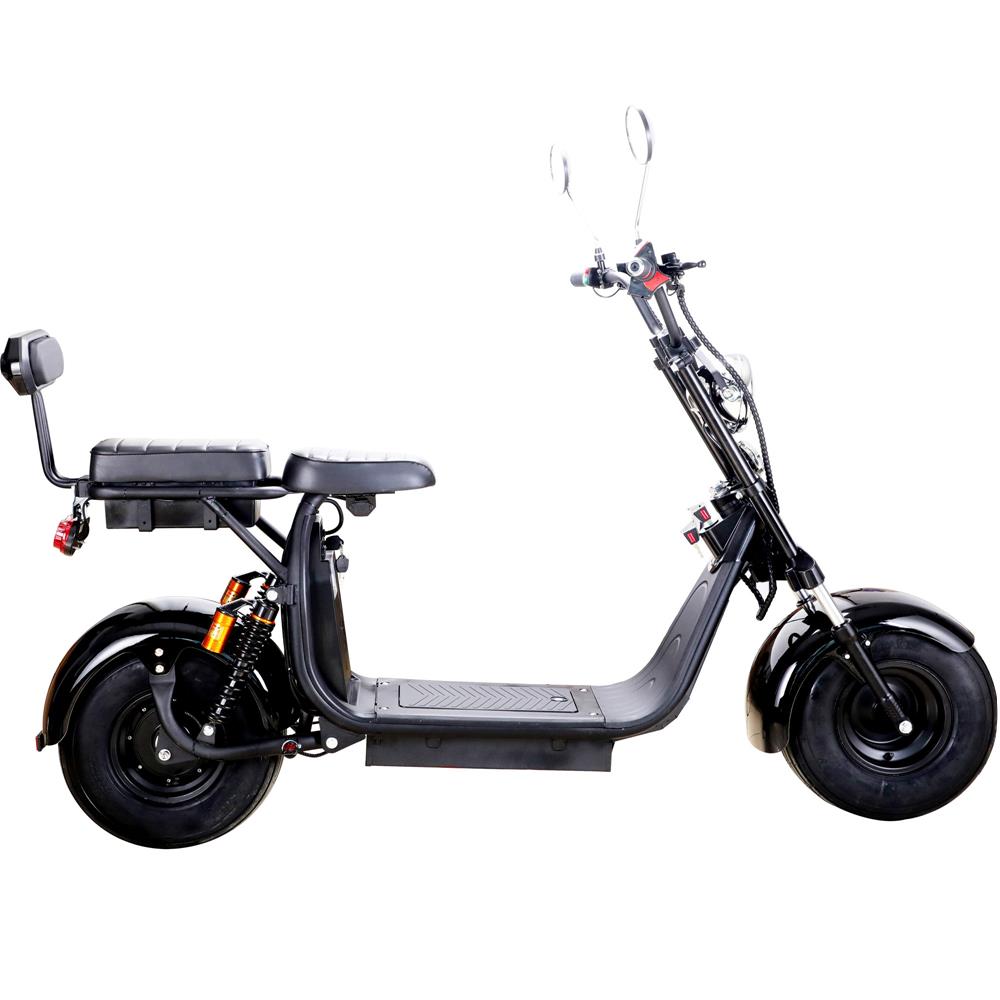 MotoTec Knockout 60v 2000w Lithium Electric Scooter Black by SalePriced.net