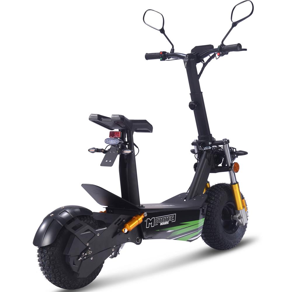 MotoTec Mars 48v 2500w Electric Scooter Black