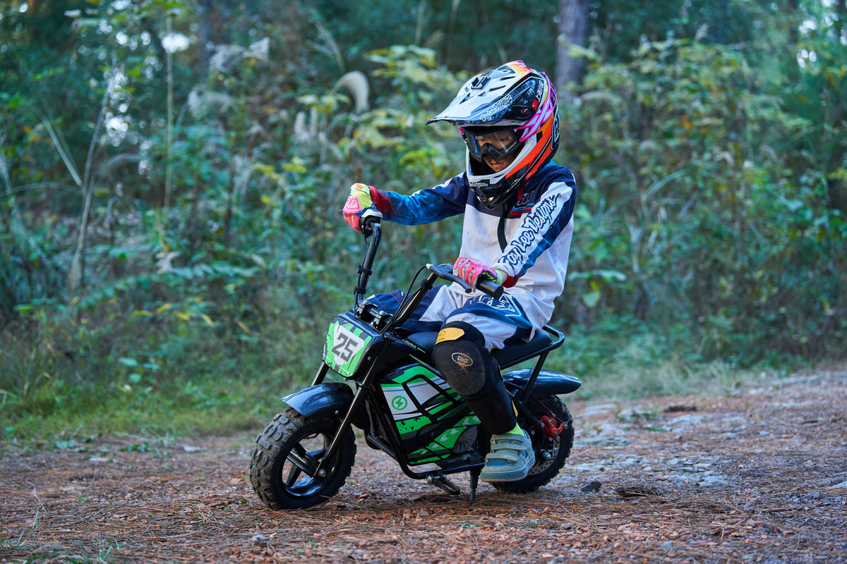 MotoTec 24v 250w Electric Powered Mini Bike Black by SalePriced.net