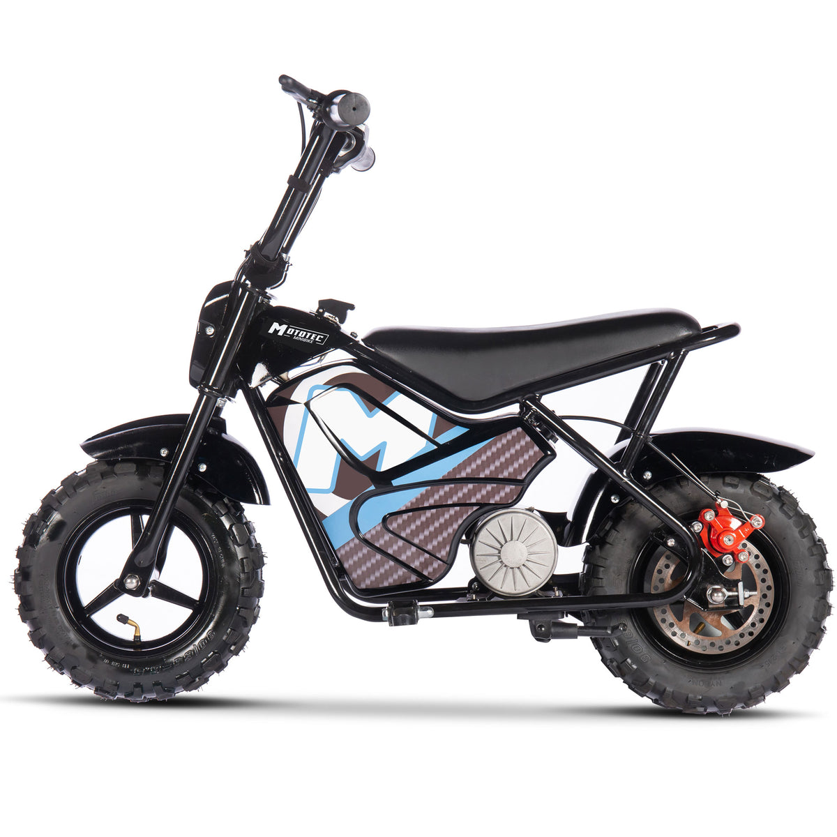 MotoTec 24v 250w Electric Powered Mini Bike Black by SalePriced.net