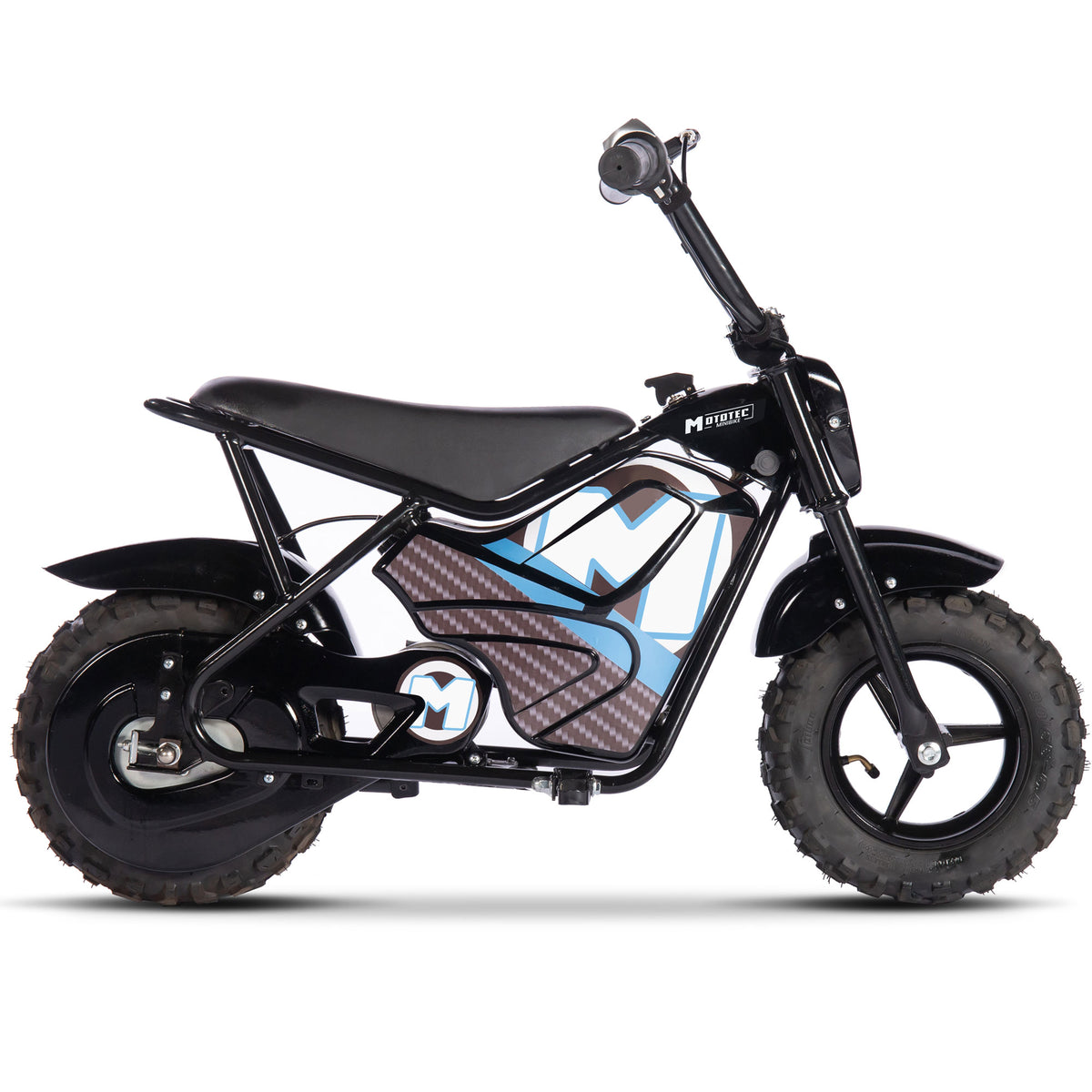 MotoTec 24v 250w Electric Powered Mini Bike Black by SalePriced.net