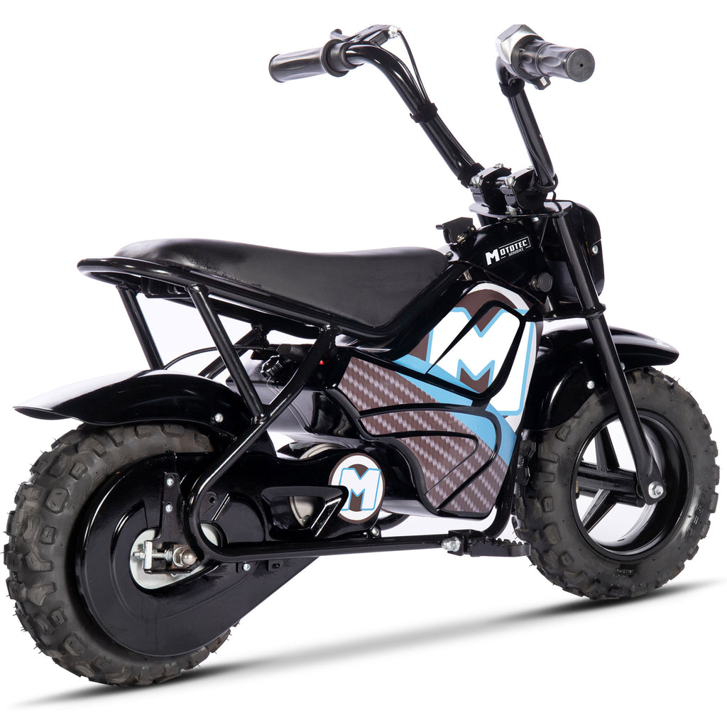 MotoTec 24v 250w Electric Powered Mini Bike Black by SalePriced.net