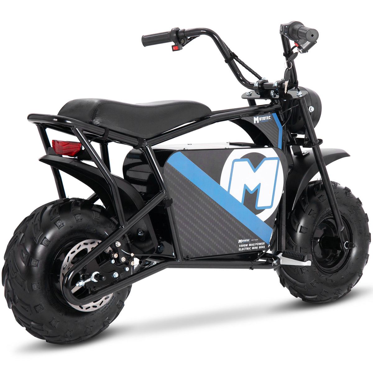 MotoTec 48v 1000w Electric Powered Mini Bike Black by SalePriced.net