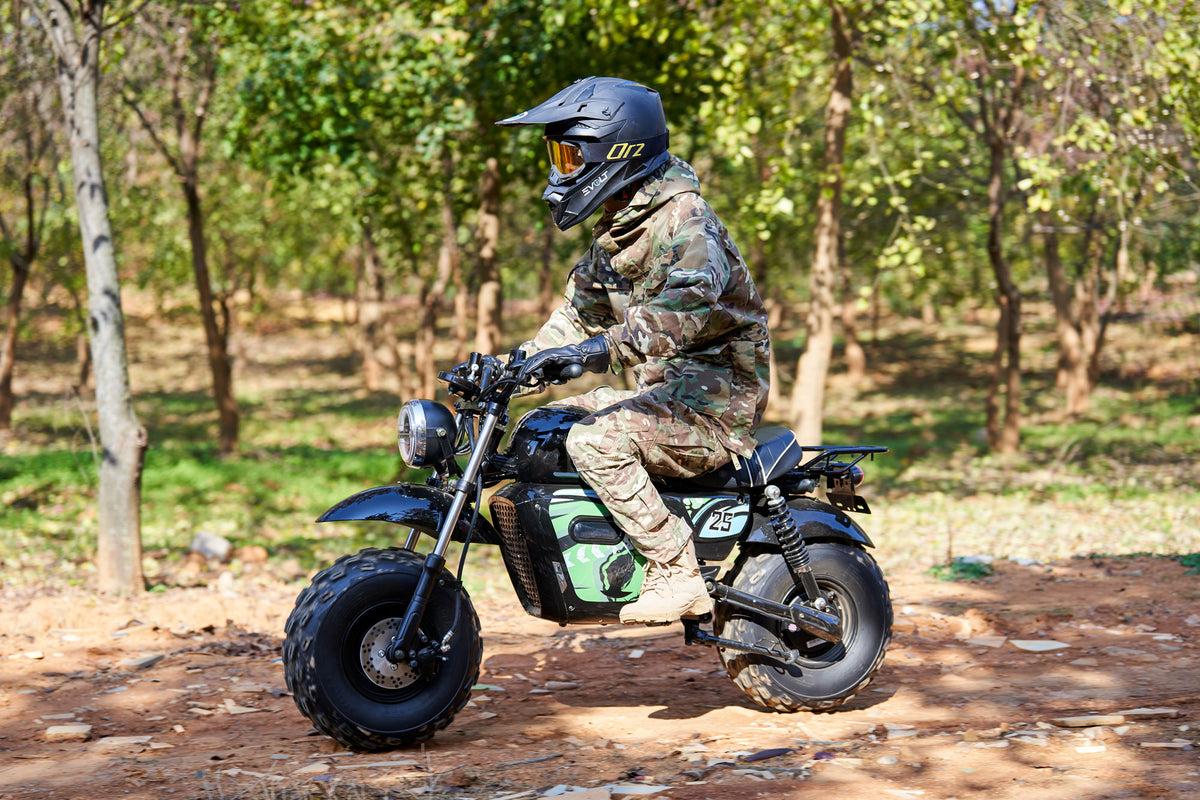 MotoTec 60v 1500w Electric Powered Mini Bike Lithium Black by SalePriced.net