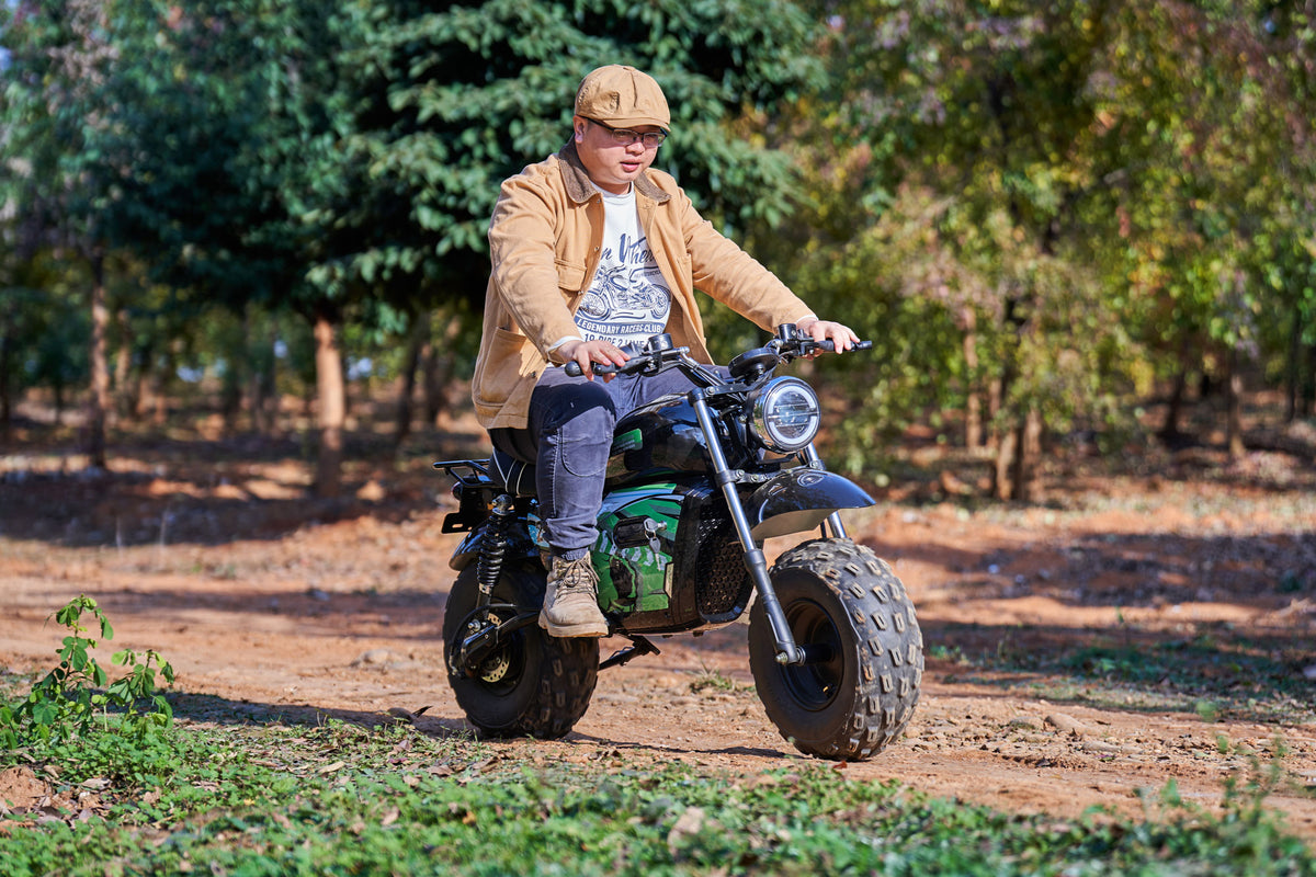 MotoTec 60v 1500w Electric Powered Mini Bike Lithium Black by SalePriced.net