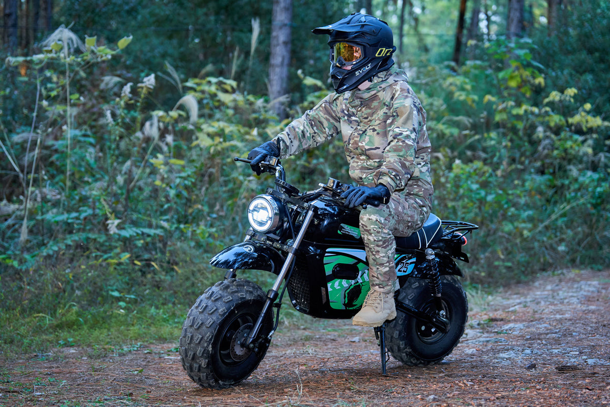MotoTec 60v 1500w Electric Powered Mini Bike Lithium Black by SalePriced.net