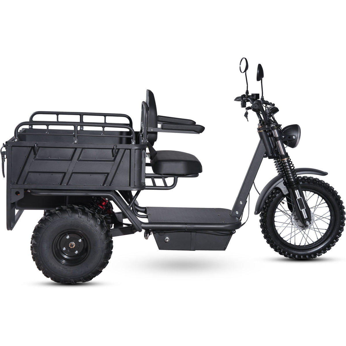 MotoTec Electric Trike 60v 2500w Black by SalePriced.net