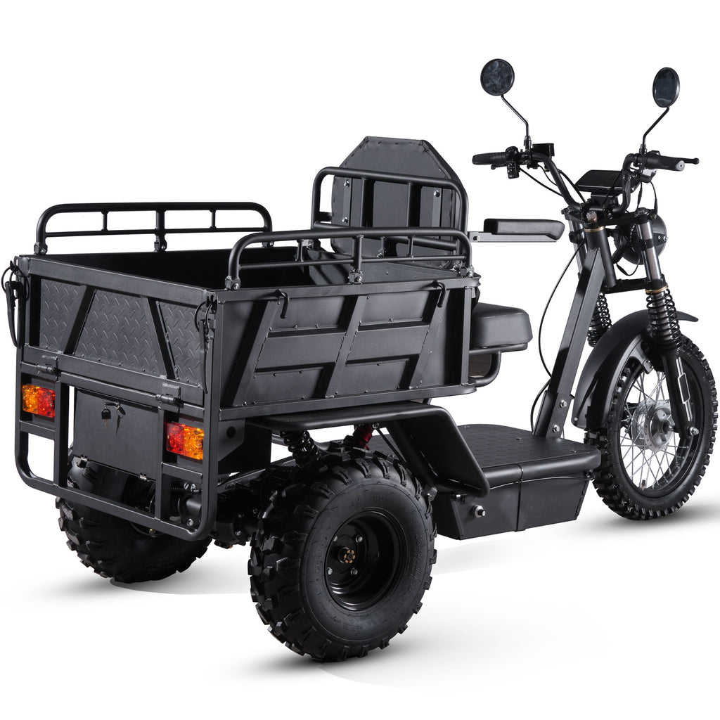 MotoTec Electric Trike 60v 2500w Black by SalePriced.net