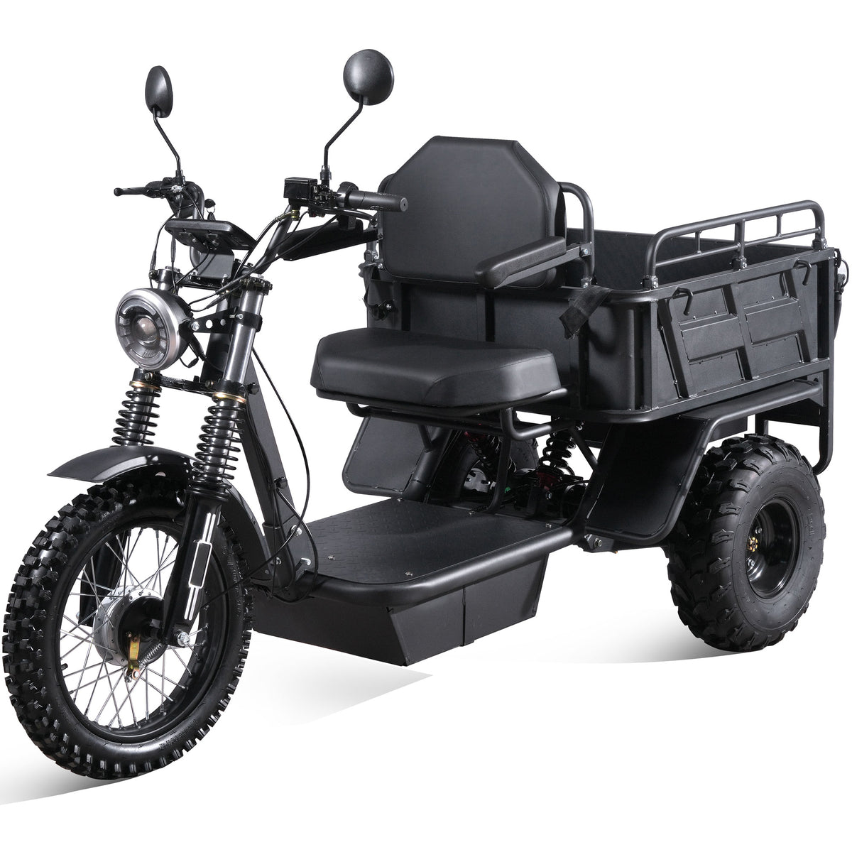MotoTec Electric Trike 60v 2500w Black by SalePriced.net