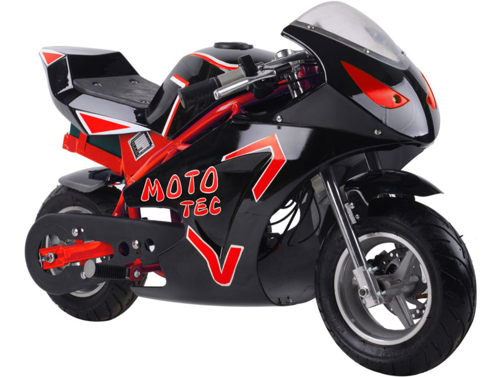 MotoTec 36v 500w Electric Pocket Bike GT Red by SalePriced.net