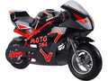MotoTec 36v 500w Electric Pocket Bike GT Red by SalePriced.net