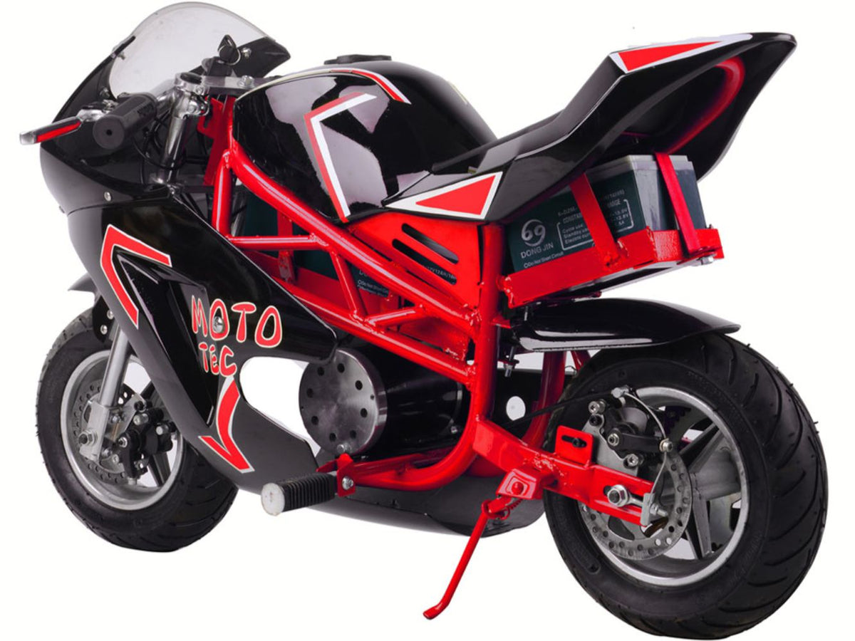 MotoTec 36v 500w Electric Pocket Bike GT Red by SalePriced.net