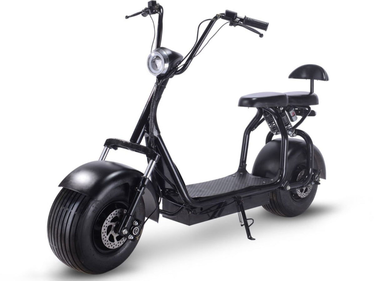 MotoTec Knockout 60v 1000w Electric Scooter Black by SalePriced.net
