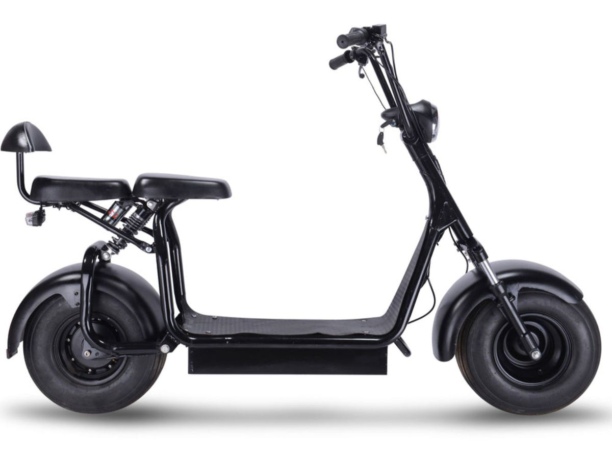 MotoTec Knockout 60v 1000w Electric Scooter Black by SalePriced.net