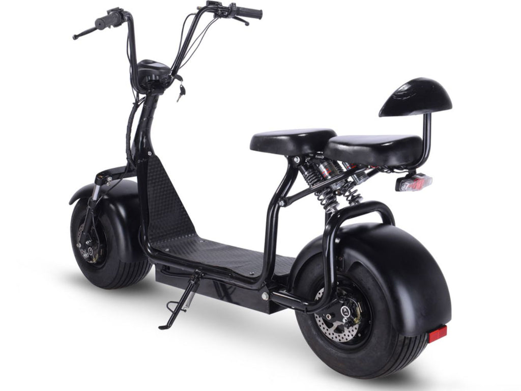 MotoTec Knockout 60v 1000w Electric Scooter Black by SalePriced.net