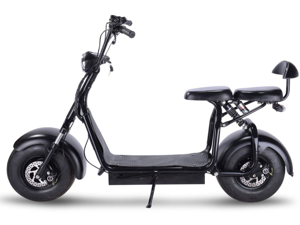 MotoTec Knockout 60v 1000w Electric Scooter Black by SalePriced.net