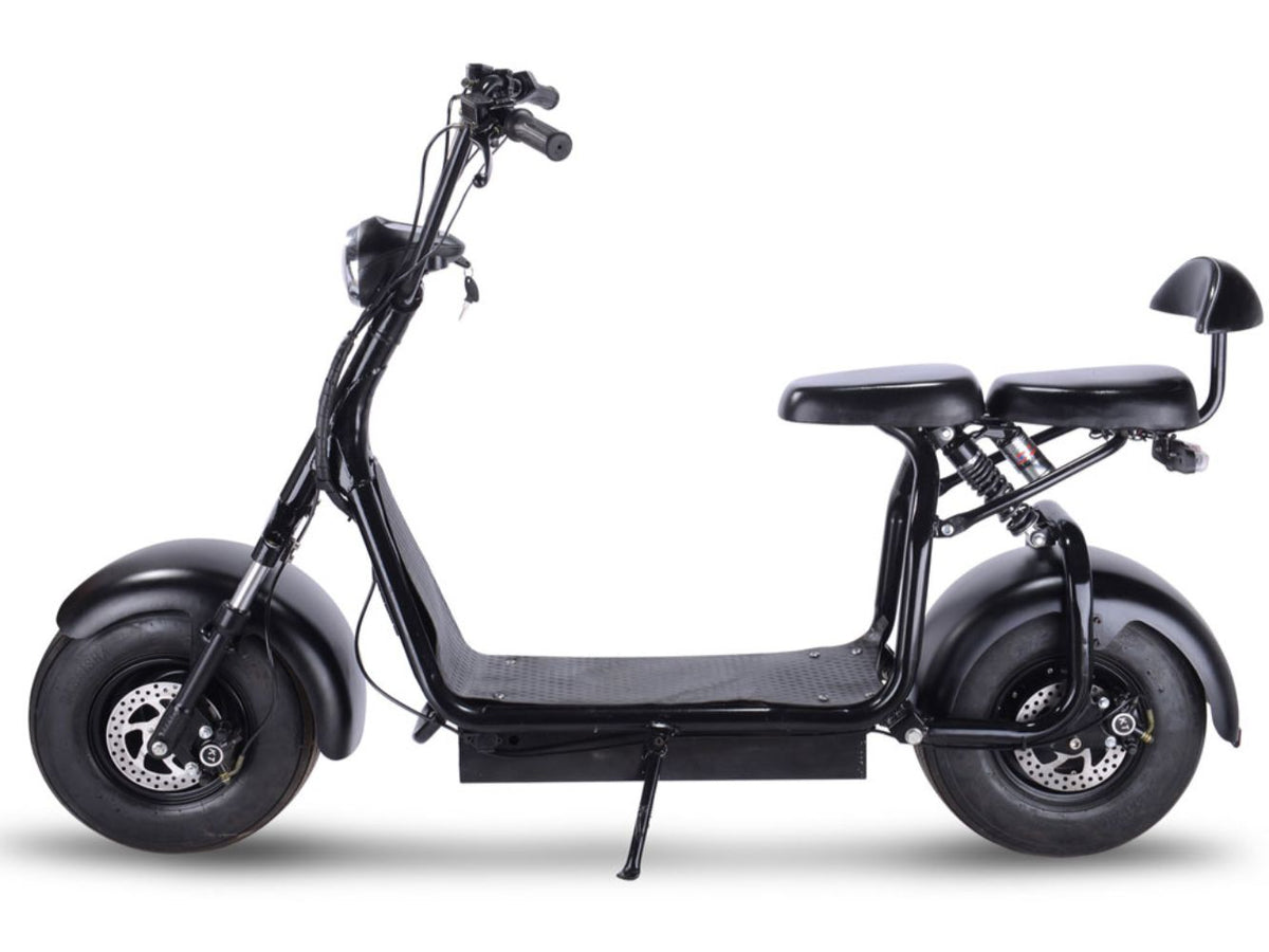 MotoTec Knockout 60v 1000w Electric Scooter Black by SalePriced.net