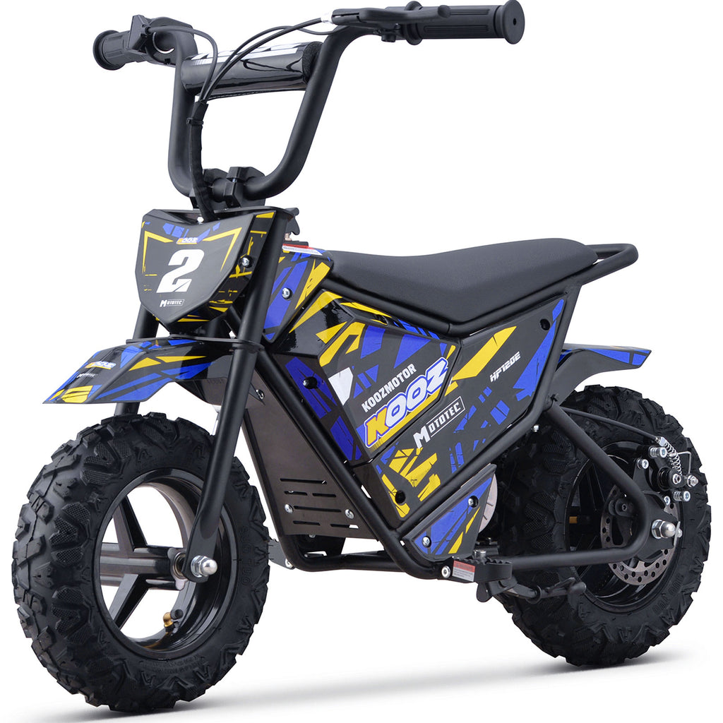 MotoTec 24v 250w (HP120E) Electric Powered Mini Bike Blue by SalePriced.net