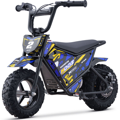 MotoTec 24v 250w (HP120E) Electric Powered Mini Bike Blue by SalePriced.net