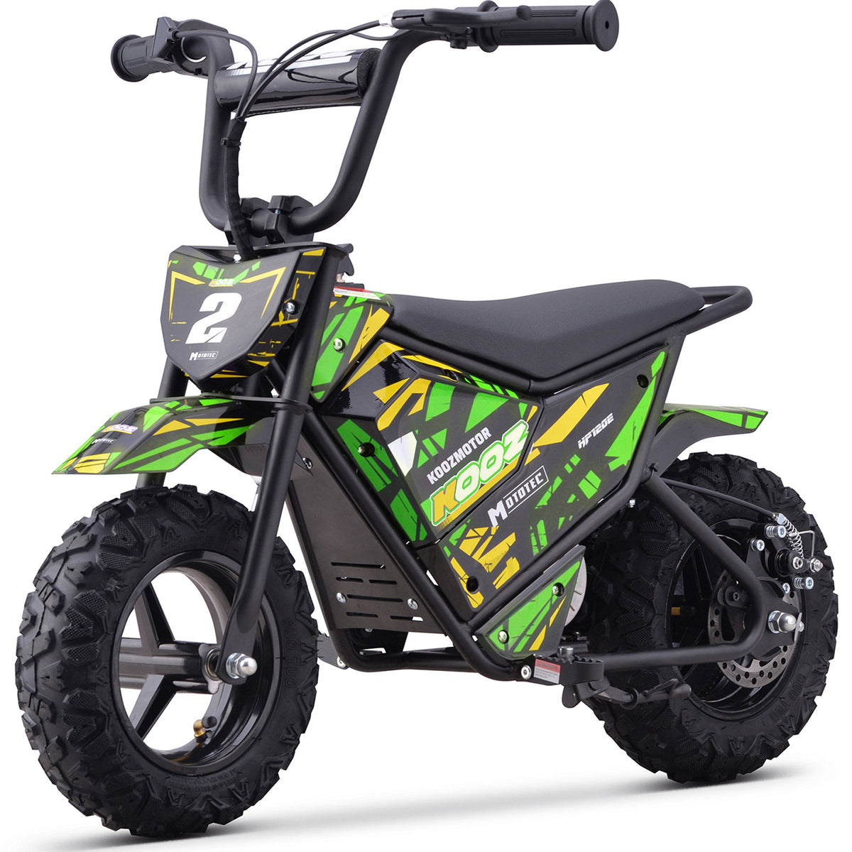 MotoTec 24v 250w (HP120E) Electric Powered Mini Bike Green by SalePriced.net