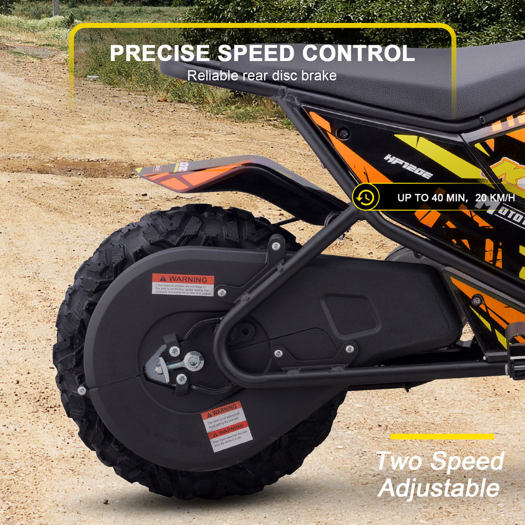 MotoTec 24v 250w (HP120E) Electric Powered Mini Bike Orange by SalePriced.net