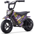 MotoTec 24v 250w (HP120E) Electric Powered Mini Bike Purple by SalePriced.net