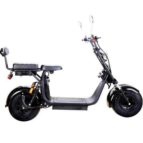MotoTec 2500W Electric Scooter, 60V 20Ah Battery, 35 MPH, 30-Mile Range, Hydraulic Brakes