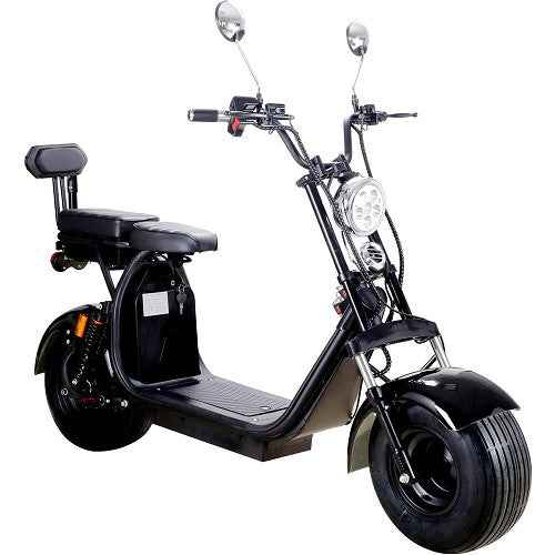 MotoTec 2500W Electric Scooter, 60V 20Ah Battery, 35 MPH, 30-Mile Range, Hydraulic Brakes